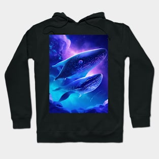 Cosmic whale Hoodie